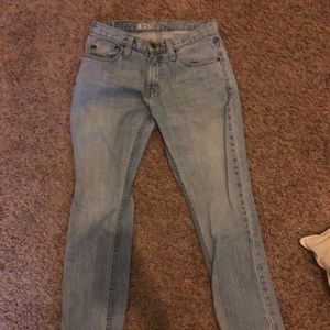 Light blue skinny jeans